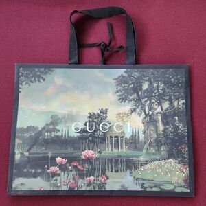 GUCCI Scenic Garden EMPTY Paper Shopping Bag